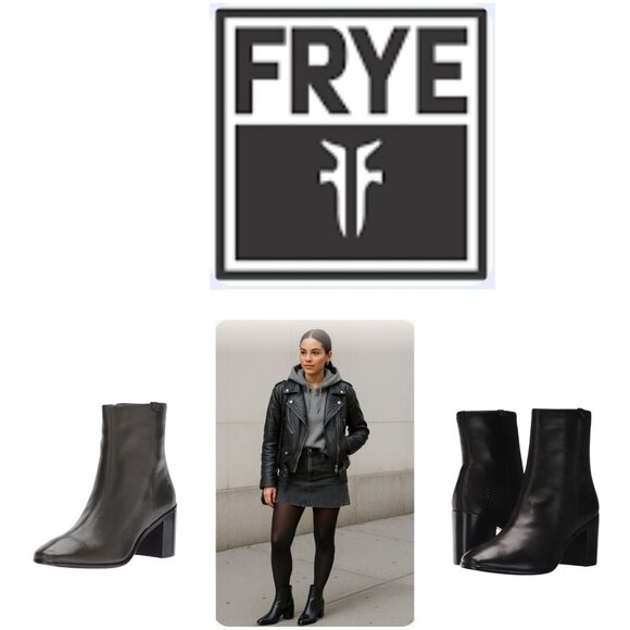 FRYE Women's Julia Bootie Boot Cognac Soft Nappa Lamb Size 10 $ 348 - Picture 1 of 14